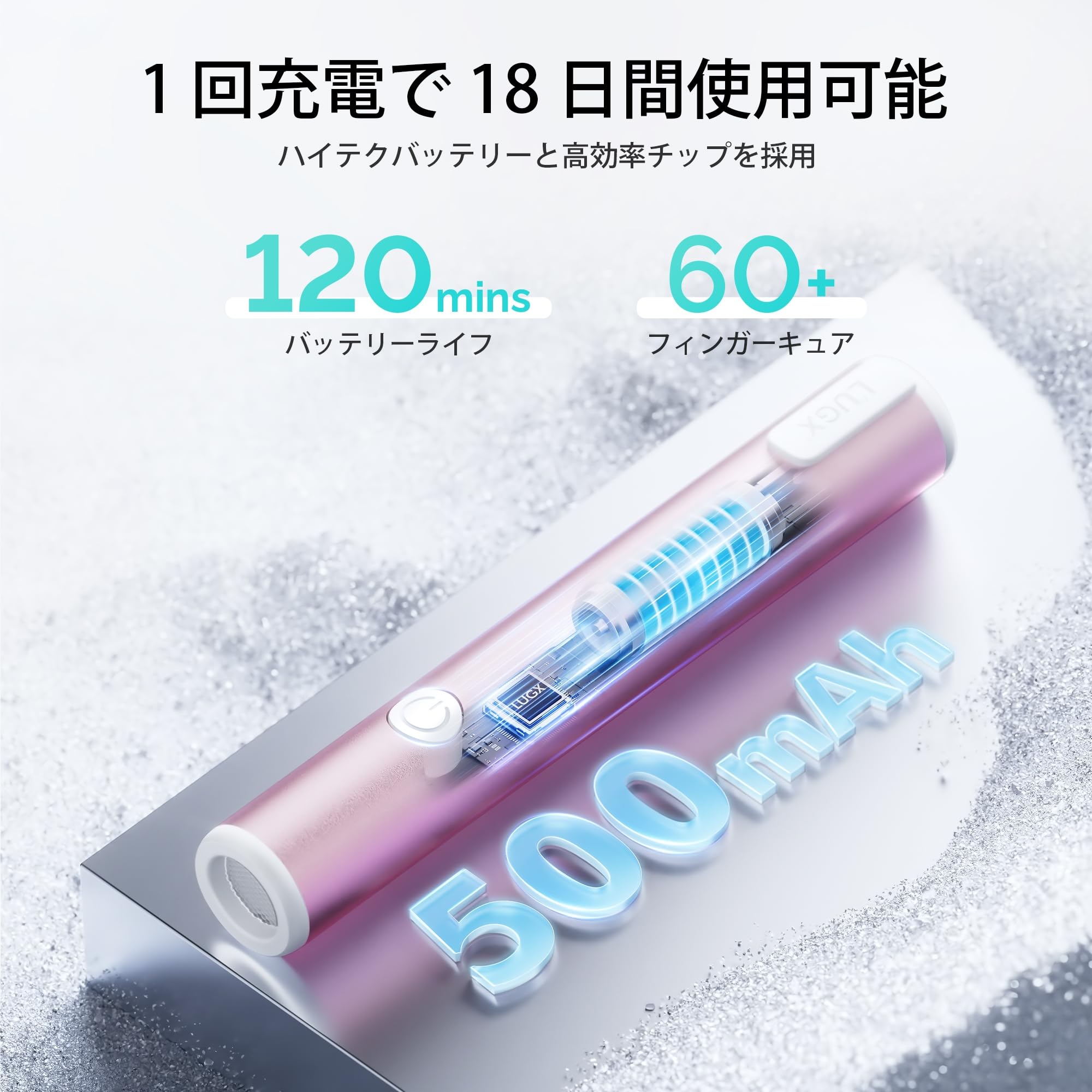 Amazon.co.jp: L'UGX ネイルライト 3W 手持ち式 ジェルネイル用ライト
